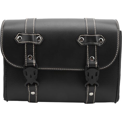 Sacoches de moto universelles, pochette de rangement d'outils, sacs latéraux en cuir PU résistants aux intempéries