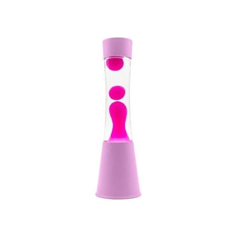 Lampada Lava Tower LED Monocromatica 29x12.5x22cm Rosa Fisura