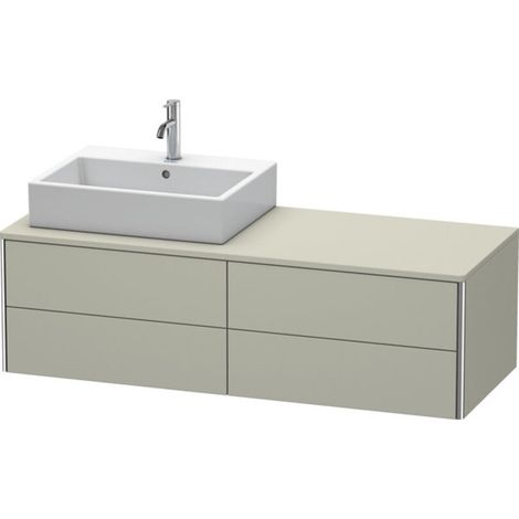Mueble de pared Duravit XSquare 140.0 x 54.8 cm, 4 cajones, (1/2)