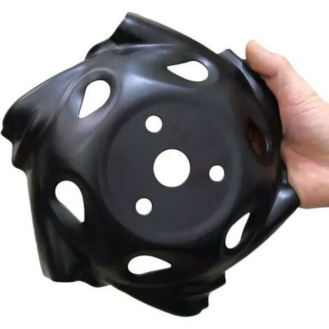Tête de coupe-bordures universelle en alliage, bac de ramassage des mauvaises herbes, racleur pour tondeuse, outils - AquaForge