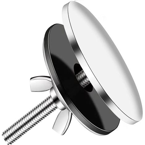 Couvercle Trou Robinet, 5 cm Couvercle de Trou D'évier Acier Inoxydable, Robinet Trou Couvercle, Bouchon de Trou de Robinet D'éVier pour la Maison Cuisine Salle de Bain (Argent) (1/5)