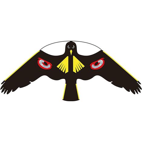 Cerf-Volant Anti-Oiseaux - Protection de la Ferme - avec Manche télescopique de 4 m (1/5)