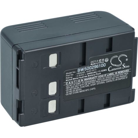 vhbw Akku kompatibel mit METZ 9747, 9745, 9783, 9748 Videokamera Camcorder (2400 mAh, 4,8 V, NiMH) (1/4)