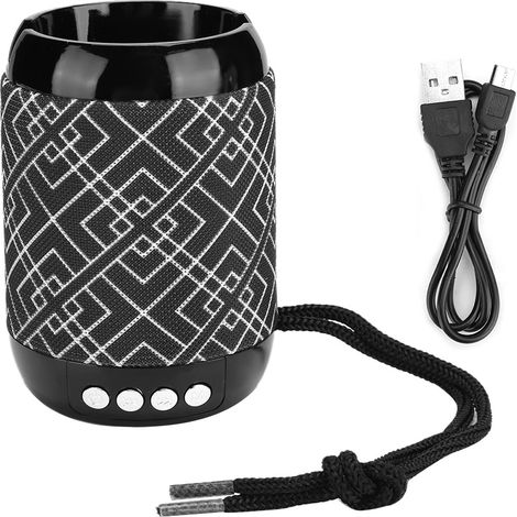 Enceinte Bluetooth Mini 3528 Sans Fil Avec Slot Carte Tf Et Entrée Linein Pour Téléphone Tablette Tv Radio Fm (1/5)