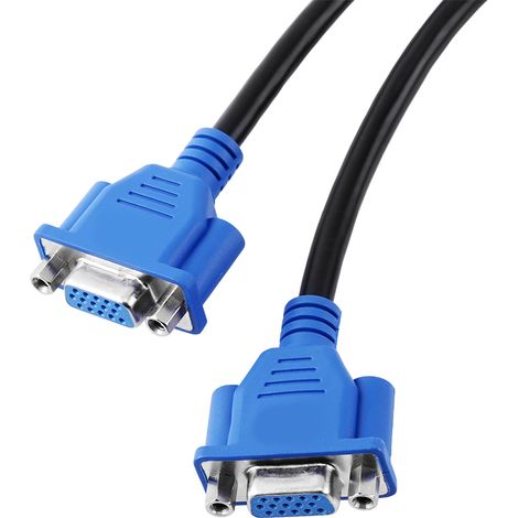 Câble adaptateur répartiteur DMS-59 mâle vers 2 VGA 15 femelles pour moniteur HP Dell