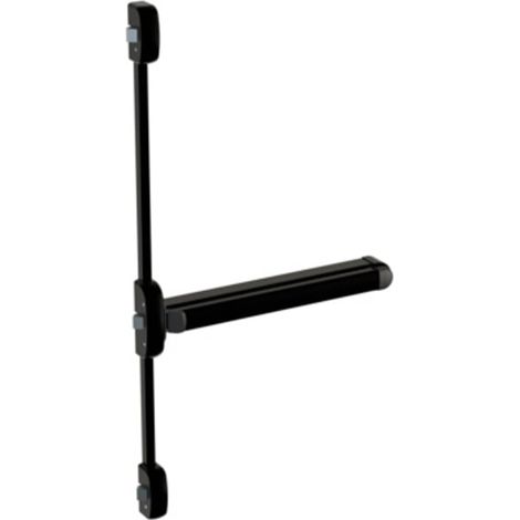 Serrure antipanique MODULO push 2 et 3 points latéraux coupe-feu noir - ANTIPANIC