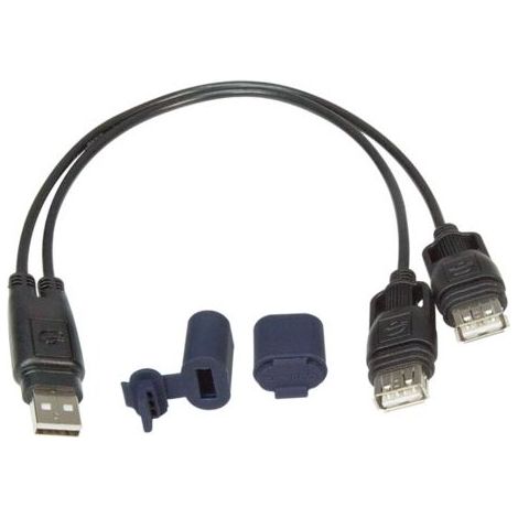 Répartiteur de câble USB Optimate avec couvercle étanche (EL) (Longueur 30 cm)