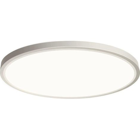 Plafonnier LED 24 W 3000 K/4000 K/6500 K, 2800 lm IP54 étanche, blanc, diamètre 30 cm, convient pour cuisine, chambre à coucher, salon (1/5)