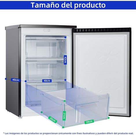 Cecotec Congelador Horizontal 99L Bolero CoolMarket Chest 99P White E. Cesta con Asas, Control Electrónico LED (1/3)