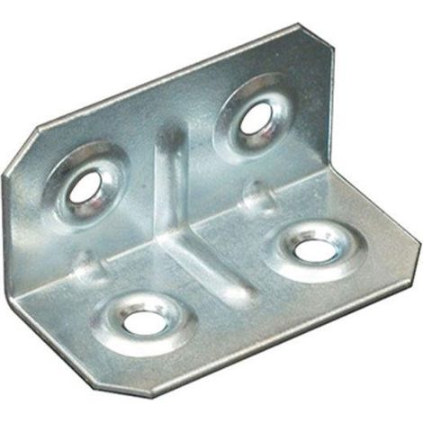Piastrina di giunzione Masidef piegata 2 x 2 x 4cm 4pz