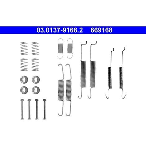 Kit d'accessoires, mâchoire de frein ATE 03.0137-9168.2 AUDI 115 330 981