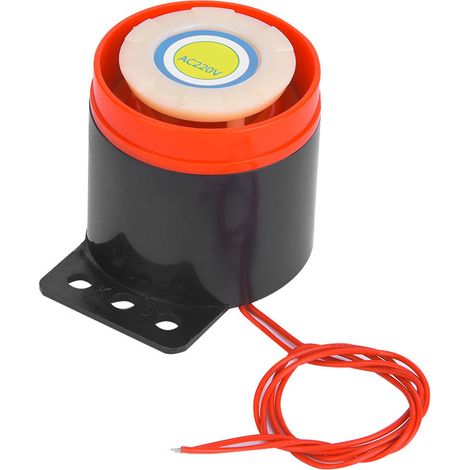 Alarme sonore active 220 V CA 110 dB, avec câblage, adaptée aux produits électroniques DIY. (1/5)