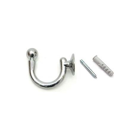 GANCI RACCOGLITENDA SUPER CROMO- - mm.48 - 20 pezzi
