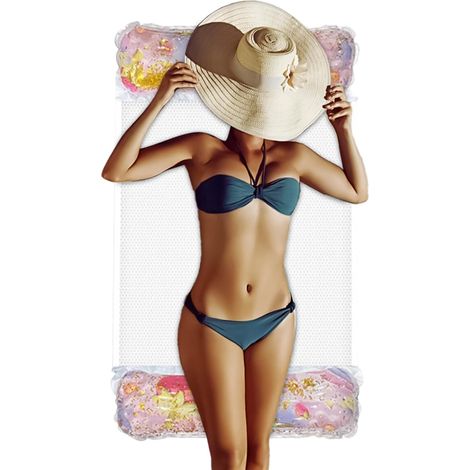 Flotteur Piscine Adulte - Hamac Aquatique Pliable Piscine - Lit Flottant (1/5)