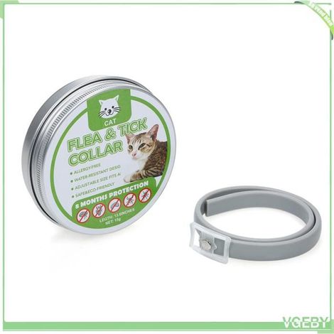 Fafeicy Collier pour chats Collier anti-puces et tiques pour chats, prévention du traitement, essentielle animalerie collier (1/5)