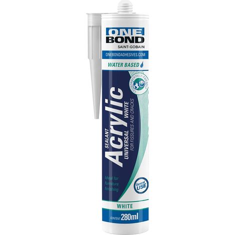12PZ SILICONE ACRILICO 'ACRYLIC UNIVERSAL' BIANCO ML 280