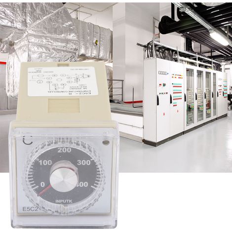 E5C2-R20K220VAC Digitaler K-Typ-Eingangspunkt-Temperaturregler Thermostat 0-400℃ (1/5)
