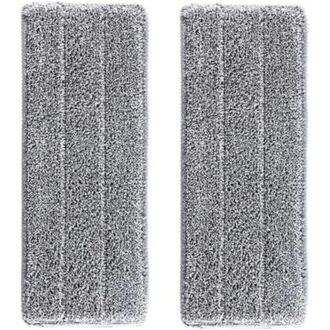 2 Mikrofaser-Wischmopp-Aufsätze zum Aufladen, Mikrofaser-Wischmopp zum Reinigen und Trocknen, Ersatz-Mikrofaser-Wischmopp-Aufsätze für Reinigungsmopps (1/4)