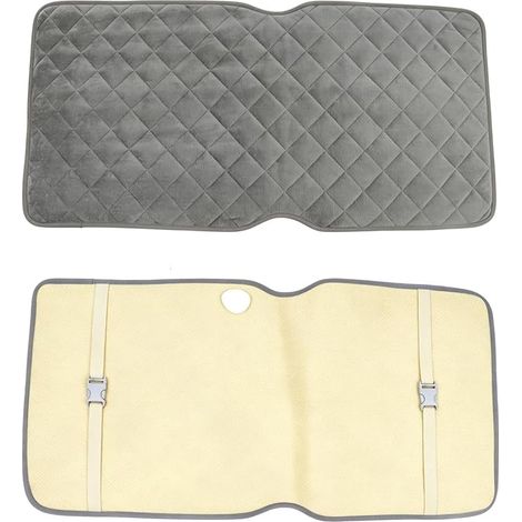 Coussin chauffant pour chaise de bureau, dossier et siège 45 x 90 cm (1/5)