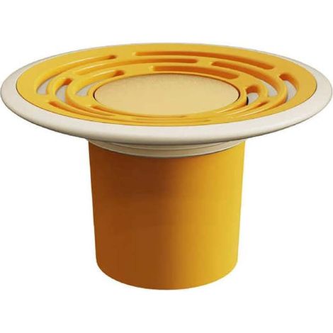 Tappo di scarico per doccia/bagno con deodorante incorporato, giallo (1/5)