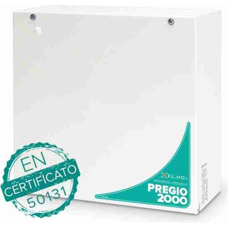Centrale ibrida cablata/wireless a 104 ingressi in contenitore metallico