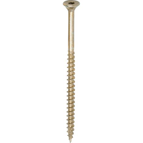 TIMCO C2 Clamp-Fix Multi-Purpose Premium Countersunk Gold Woodscrews - 5.0 x 90