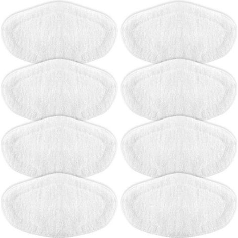 8 Remplacement Serpillères Lingettes pour Balai Polti Vaporetto Alternative à PAEU0332