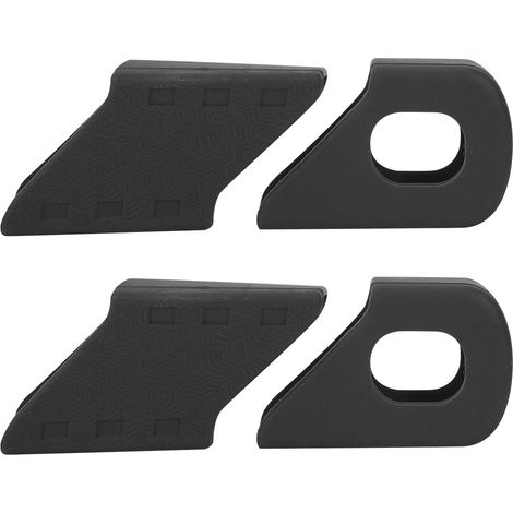 4 Manchons de Manivelle en Silicone pour Vélo, Protections Anti-Rayures Noir pour Équipement Cycliste (1/3)
