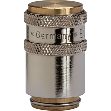 Riegler Verschlusskupplung DN 6, Messing 2.0401, Länge 30,0 mm (1/2)