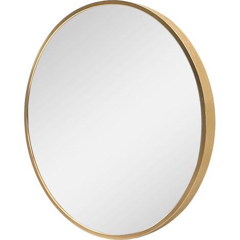 Specchio da parete rotondo diametro 50 cm oro 030007917