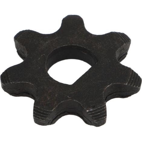 Pignon vélo 7 dents en acier carbone pour transmission standard, roue dentée et chaîne de vélo. (1/5)