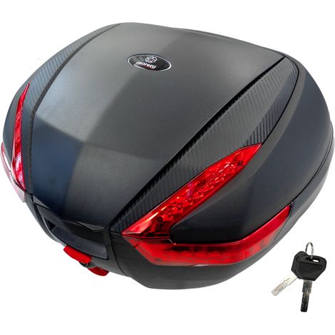 Coffre Moretti, MR-888, 35 l, noir, réflecteur rouge