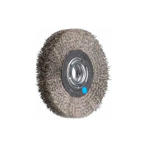 PFERD TOOLS Rundbürste breit ungezopft RBU Ø180x25xvariable Bohrung Edelstahl-Draht-Ø0,30 Schleifbock (1/5)