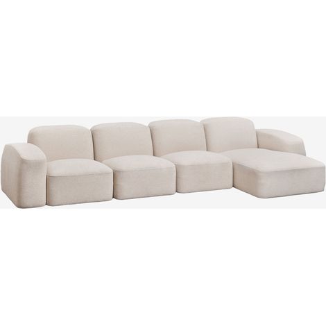 SKLUM Bastian 4-teiliges rechtsseitiges Chaiselongue-Modulsofa (1/5)