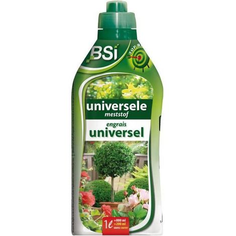 Engrais universel - BSI - Plante d'intérieur / balcon - Avec Oligo-éléments et Chélates - 1 L