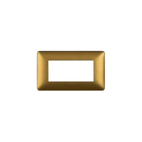 Placca 4P Gold Matix ( BTICINO cod. AM4804GL )
