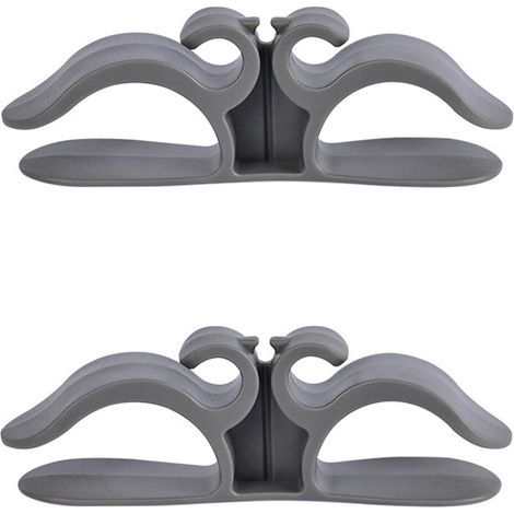 Kitchen cord organizer, 9.6 x 3 cm, small multifunctional cord winder for kitchen appliances, grey, 2 pieces. (1/5)