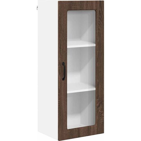 Meuble mural de cuisine,Armoire de cuisine avec porte Chêne brun 40 x 31 x 100 cm CFW16054 (1/5)