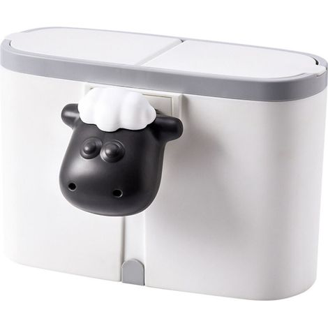 Poubelle de bureau, mini poubelle classée pour chambre à coucher et salon, petit panier à papier rabattable pour célébrités d'internet