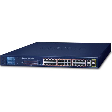 Planet 24-Port 10/100TX 802.3at, fgsw-2622VHP