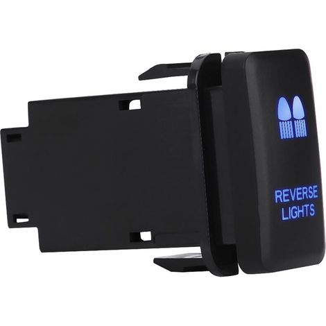 Interrupteur Rocker LED 12V pour Hilux/Landcruiser/Vigo avec lumière bleue et installation facile (1/5)