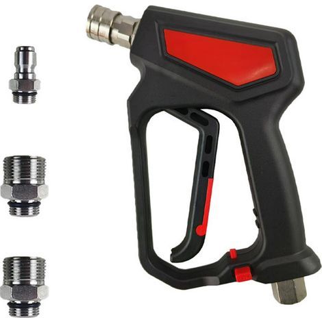 Pistolet à eau haute pression pour le nettoyage, pistolet à eau pour le jardin, tête de pistolet à eau pour le lavage de voiture, (1/3)