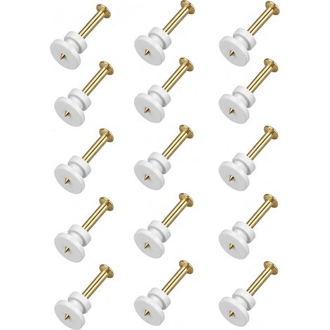 15 Crochets Muraux Sans Percer – Fixation avec Clou pour Tableaux, Décorations, Miroirs – Idéal pour Cloisons Sèches, Briques, Bois (1/5)