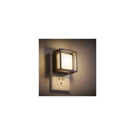 Veilleuse LED, veilleuse murale [lot de 2], avec capteur crépusculaire, veilleuse à intensité variable, luminosité réglable, convient aux salles de bains, couloirs, chambres, chambres d'enfants, escal