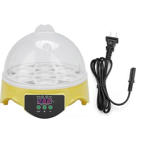 7 Œufs Incubateur Automatique pour Œufs de Poule, Canard, Oiseaux - Contrôle Intelligent de Température, Éclosion Domestique, Couveuse Intelligente (1/5)