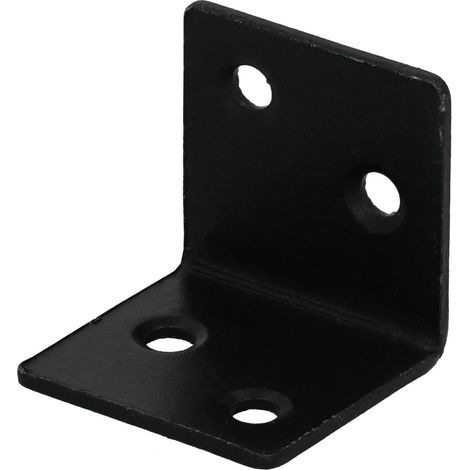 SUKI Equerre acier zingue noire Magnodur 30x30x30, SUKI