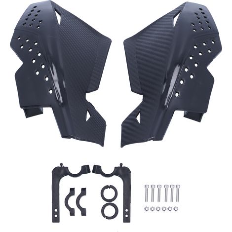 Protège-mains moto 2 pièces 7/8in, kit de montage universel pour trail HONDA (1/5)