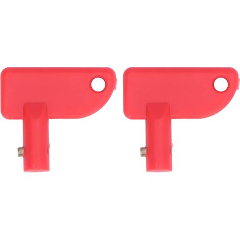 Two for sale mini red battery cut off switch isolation key replacement (1/5)