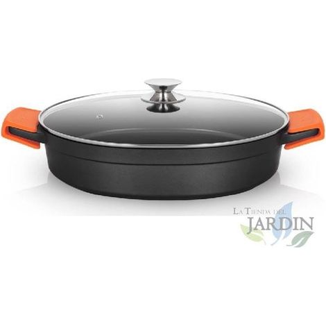 Cocotte basse en fonte d'aluminium Orbegozo induction complète Ø 36cm