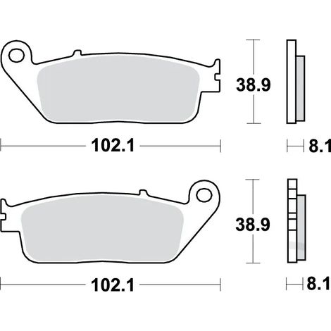 Pastiglie freno TRW MCB598SV